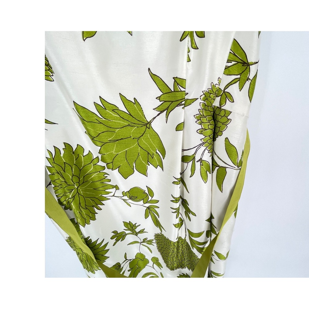 Jessica Howard Womens Dress 14 2PC‎ Green White Floral Belted Shrug Set - Picture 8 of 12